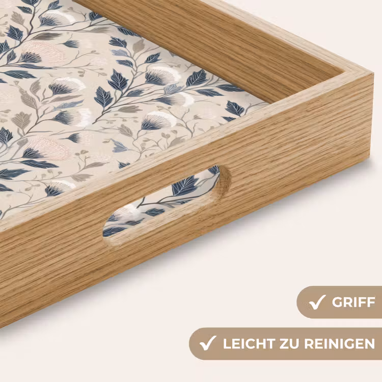 Tablett - Klassisch - Botanisch - Farbenfroh — 8