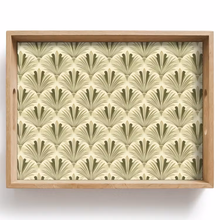 Tablett - Klassisch - Ventilator - Grün — 1