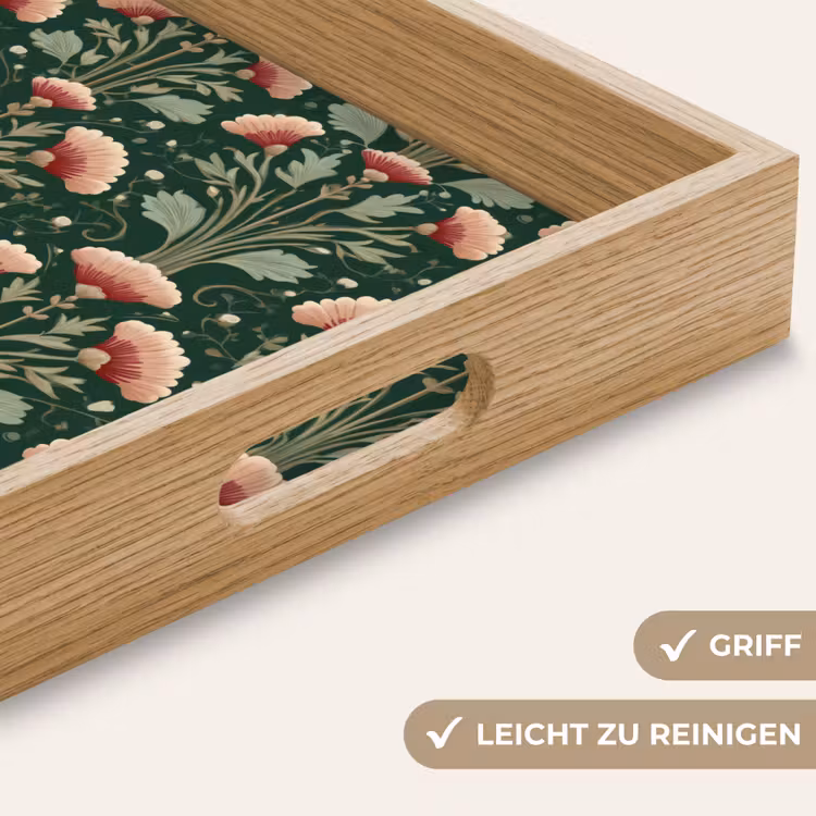 Tablett - Muster - Botanisch - Farbenfroh — 8