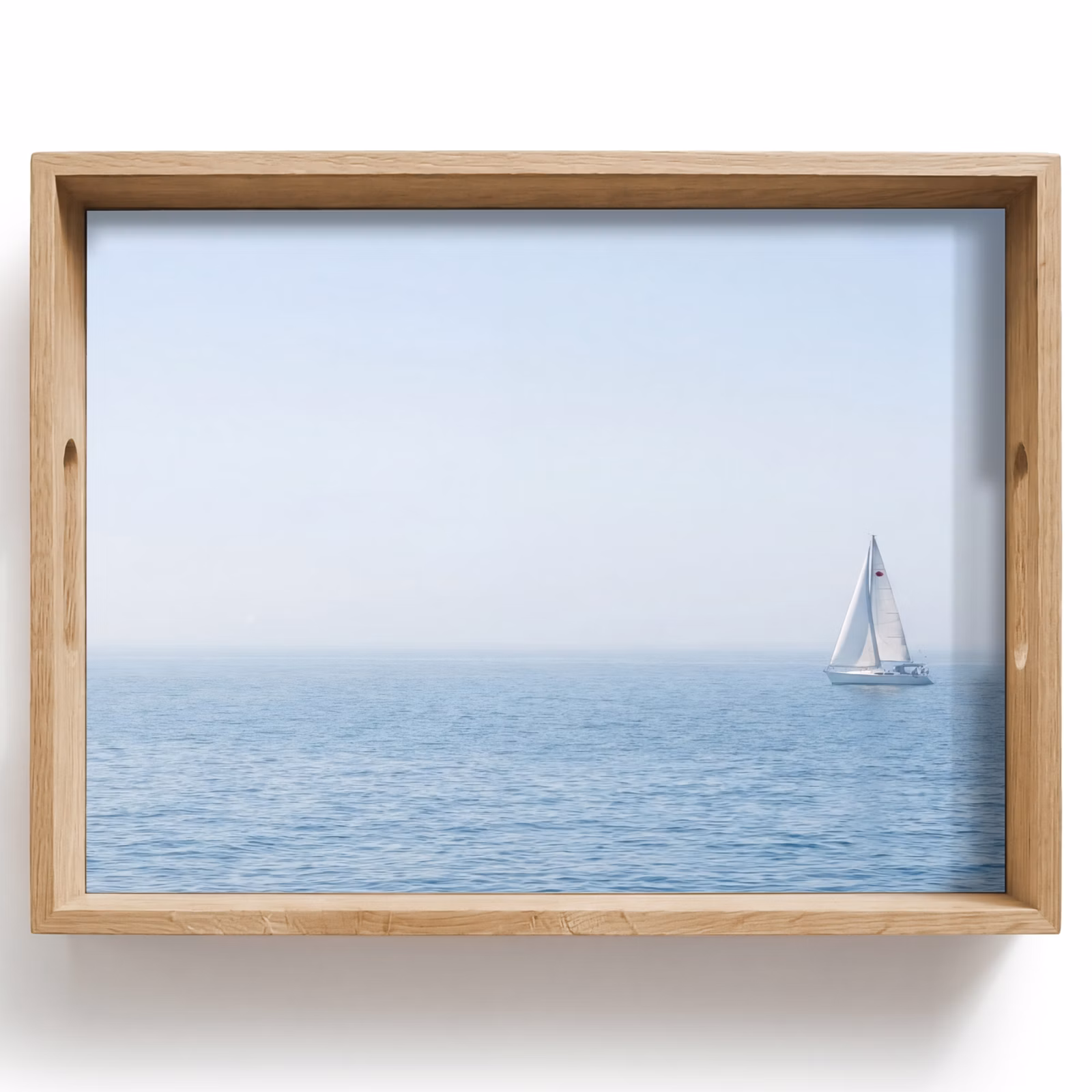 Tablett - Horizont - Segelboot - Meer — 1