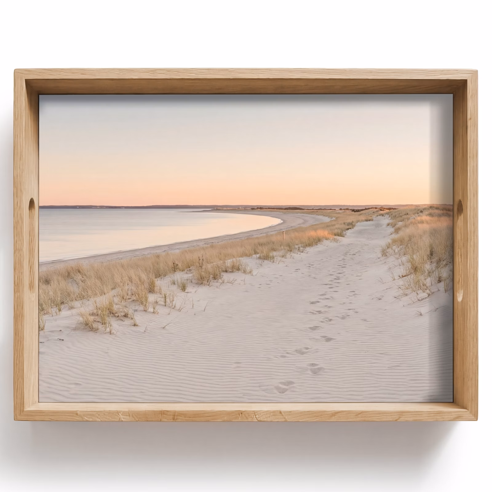 Tablett - Küstenlinie - Horizont - Zaun — 1