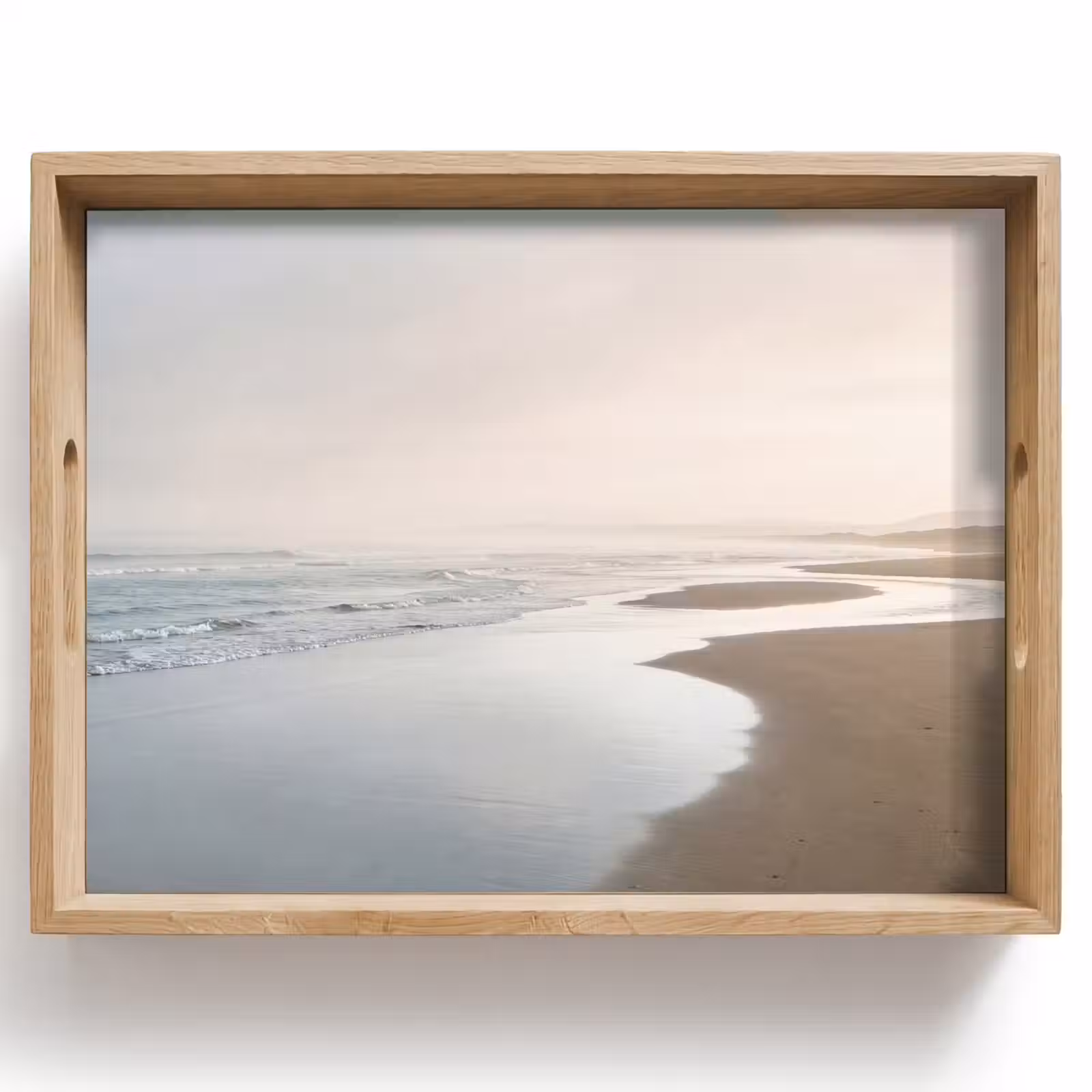 Tablett - Küstenlinie - Strand - Meer — 1