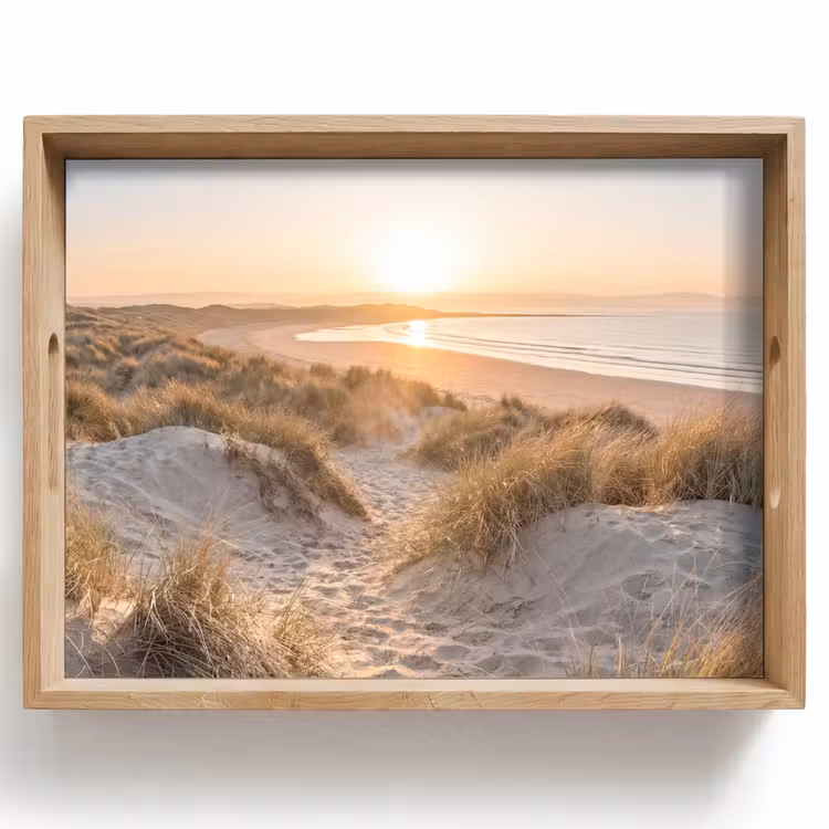 Tablett - Dünen - Strand - Meer — 1