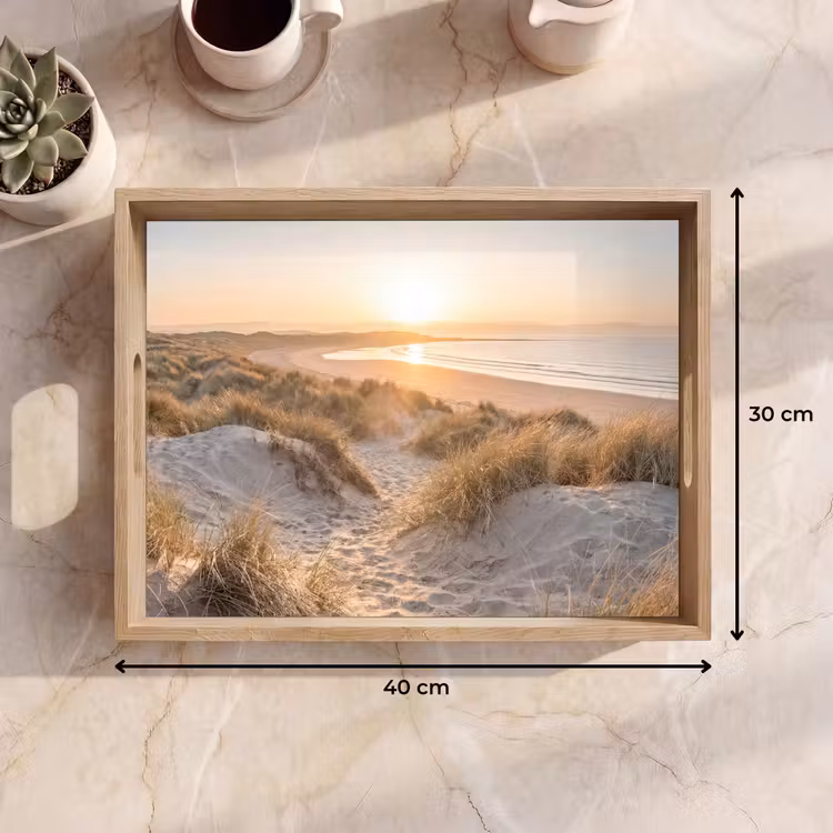 Tablett - Dünen - Strand - Meer — 7