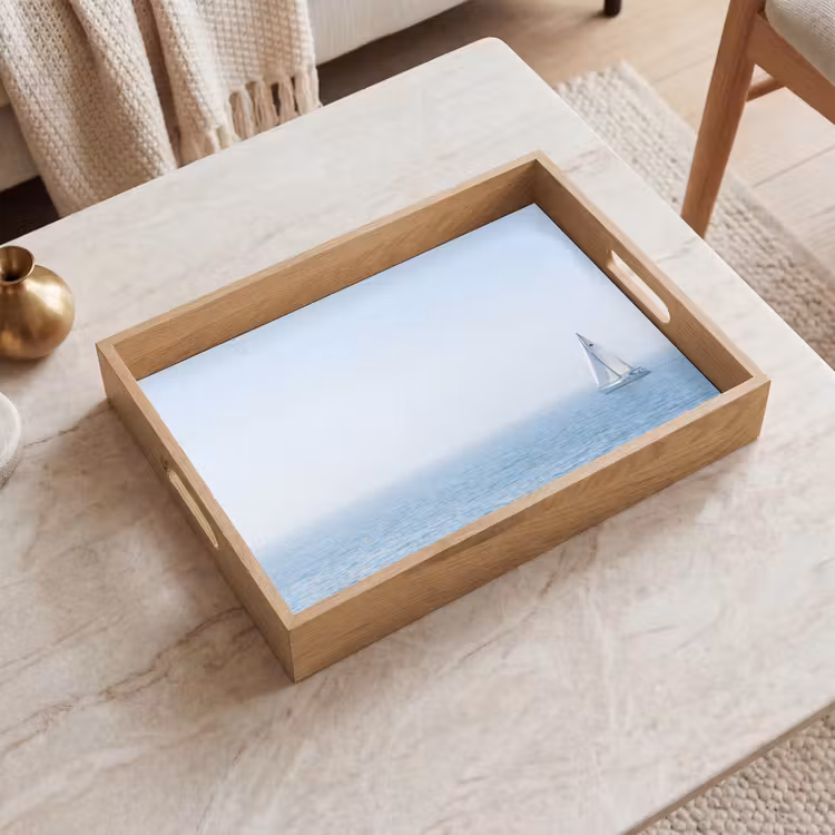 Tablett - Horizont - Segelboot - Meer — 2