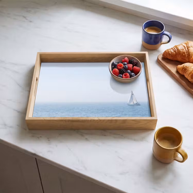 Tablett - Horizont - Segelboot - Meer — 3