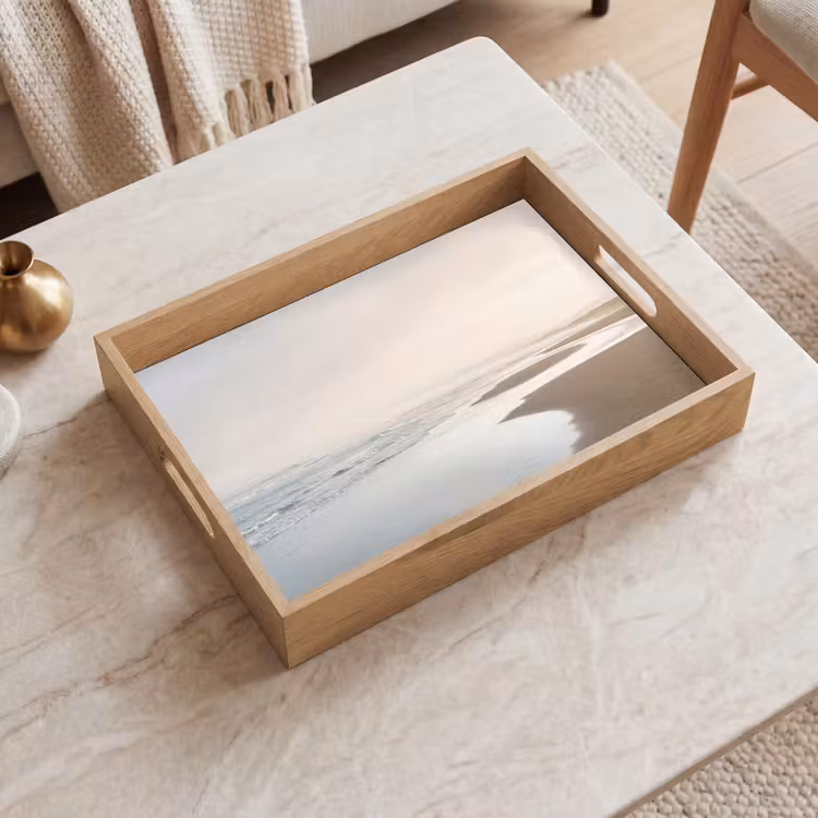 Tablett - Küstenlinie - Strand - Meer — 2