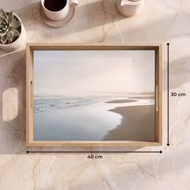 Tablett - Küstenlinie - Strand - Meer — 7