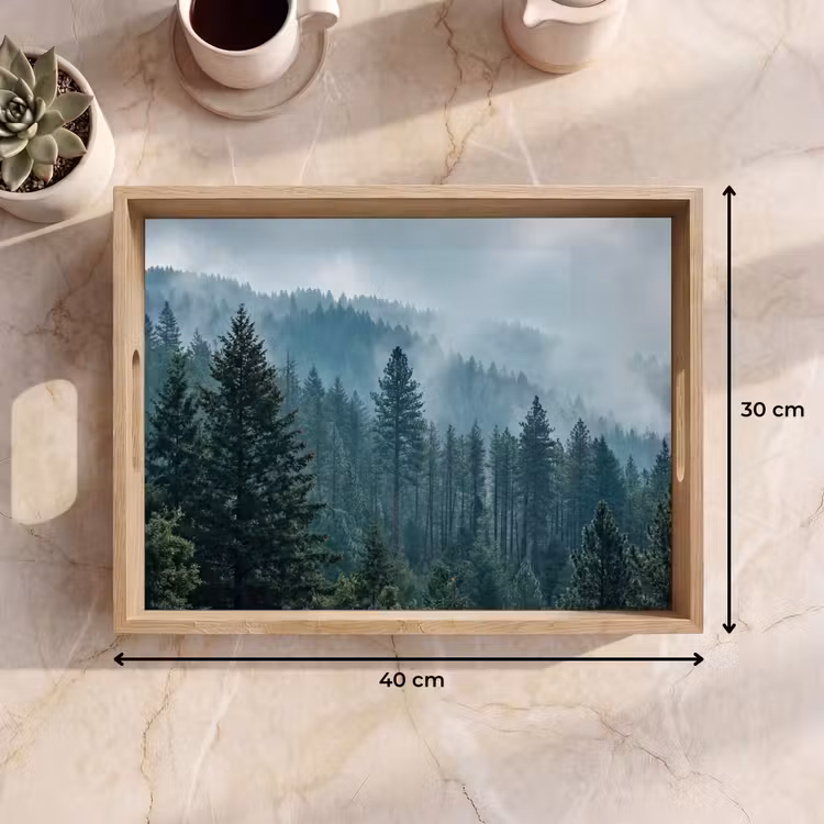 Tablett - Naaldwoud - Bergen - Nebel — 7