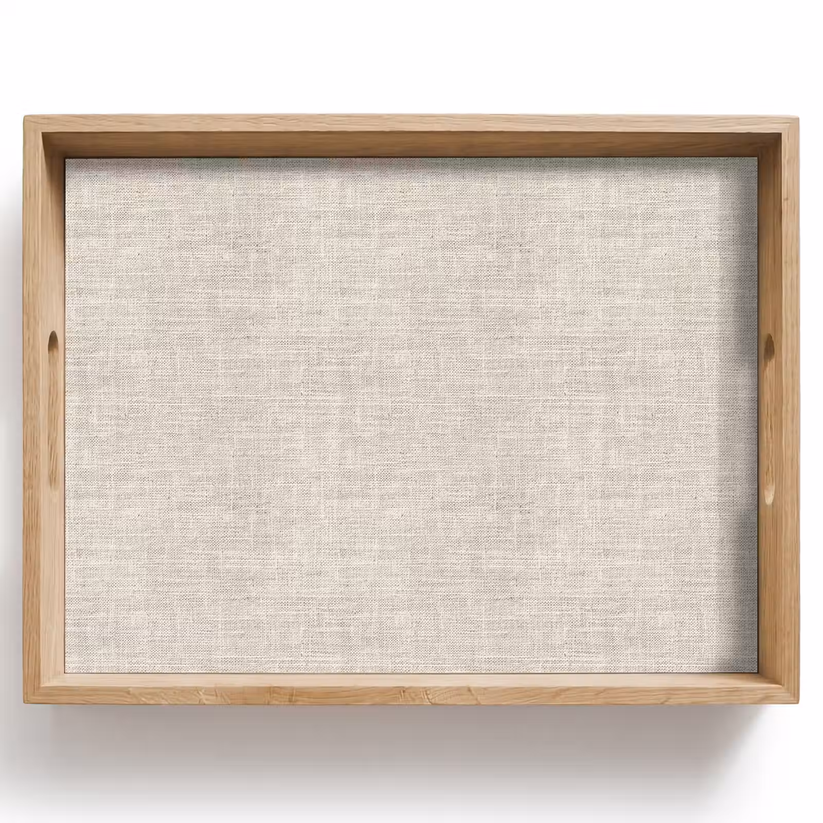 Tablett - Leinen - Textur - Beige — 1