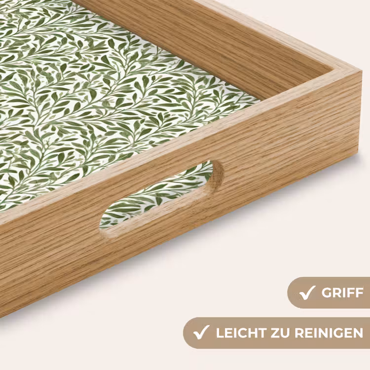 Tablett - Botanisch - Zweige - Grün — 8