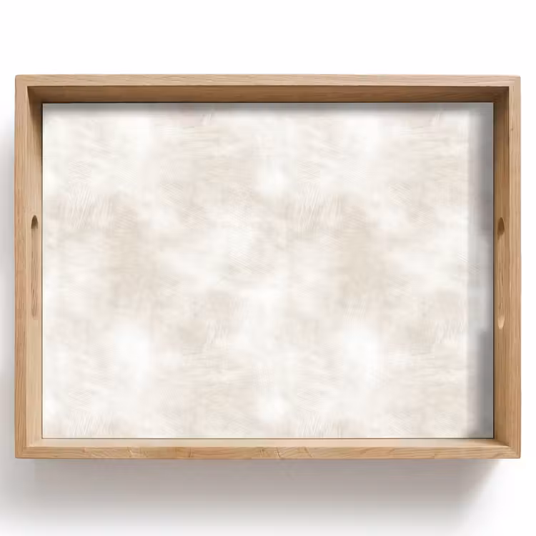 Tablett - Dezent - Textur - Beige — 1