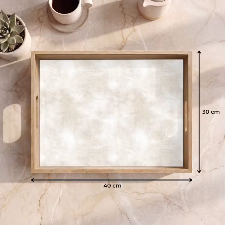 Tablett - Dezent - Textur - Beige — 7