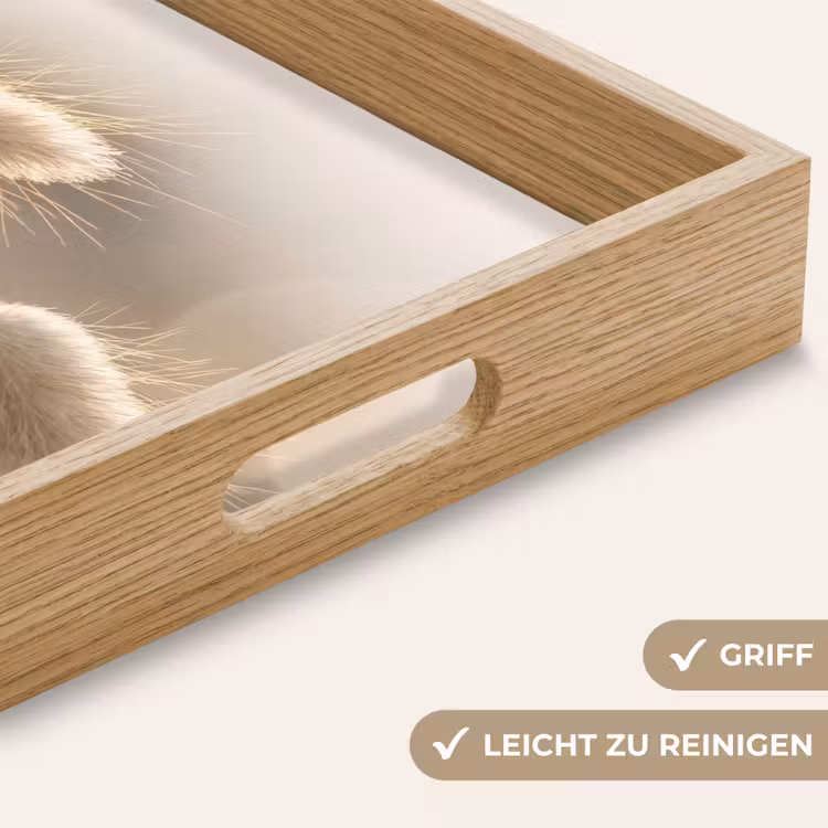 Tablett - Dunstschwanzgras - Grannenhaare - Sonnenlicht — 8
