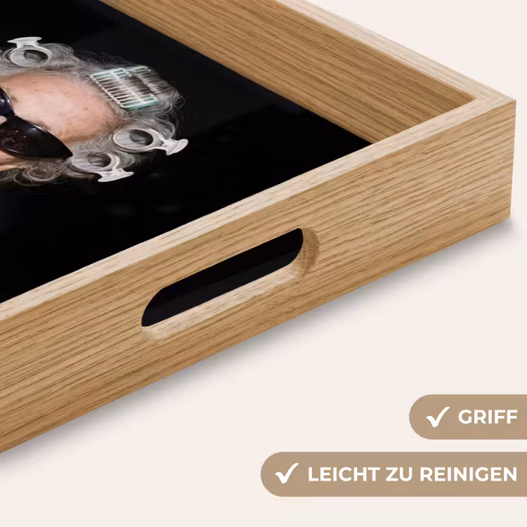 Tablett - Geburtstag - Lockenstift - Oma — 8
