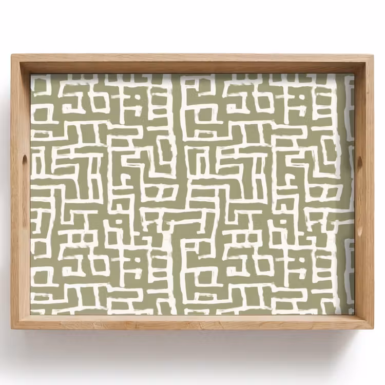 Tablett - Grafik - Muster - Grün — 1