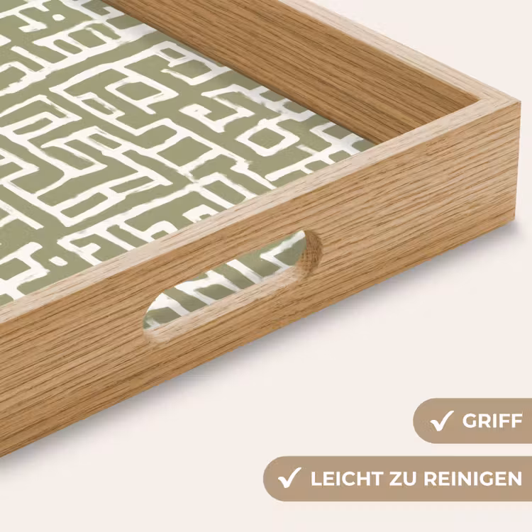Tablett - Grafik - Muster - Grün — 8