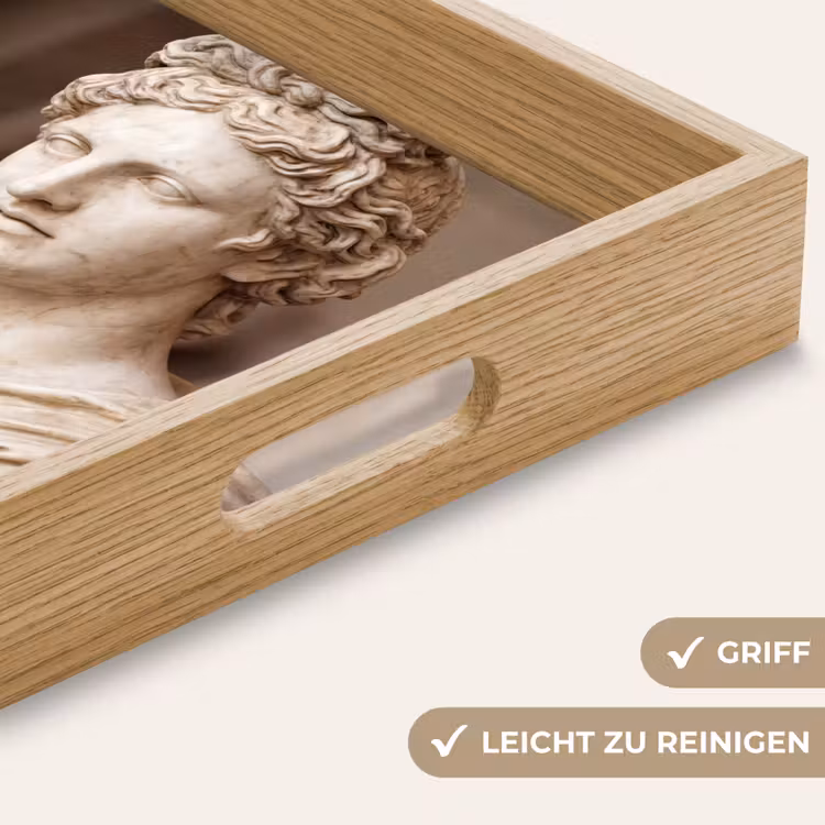 Tablett - Klassisch - Marmor - Wein — 8