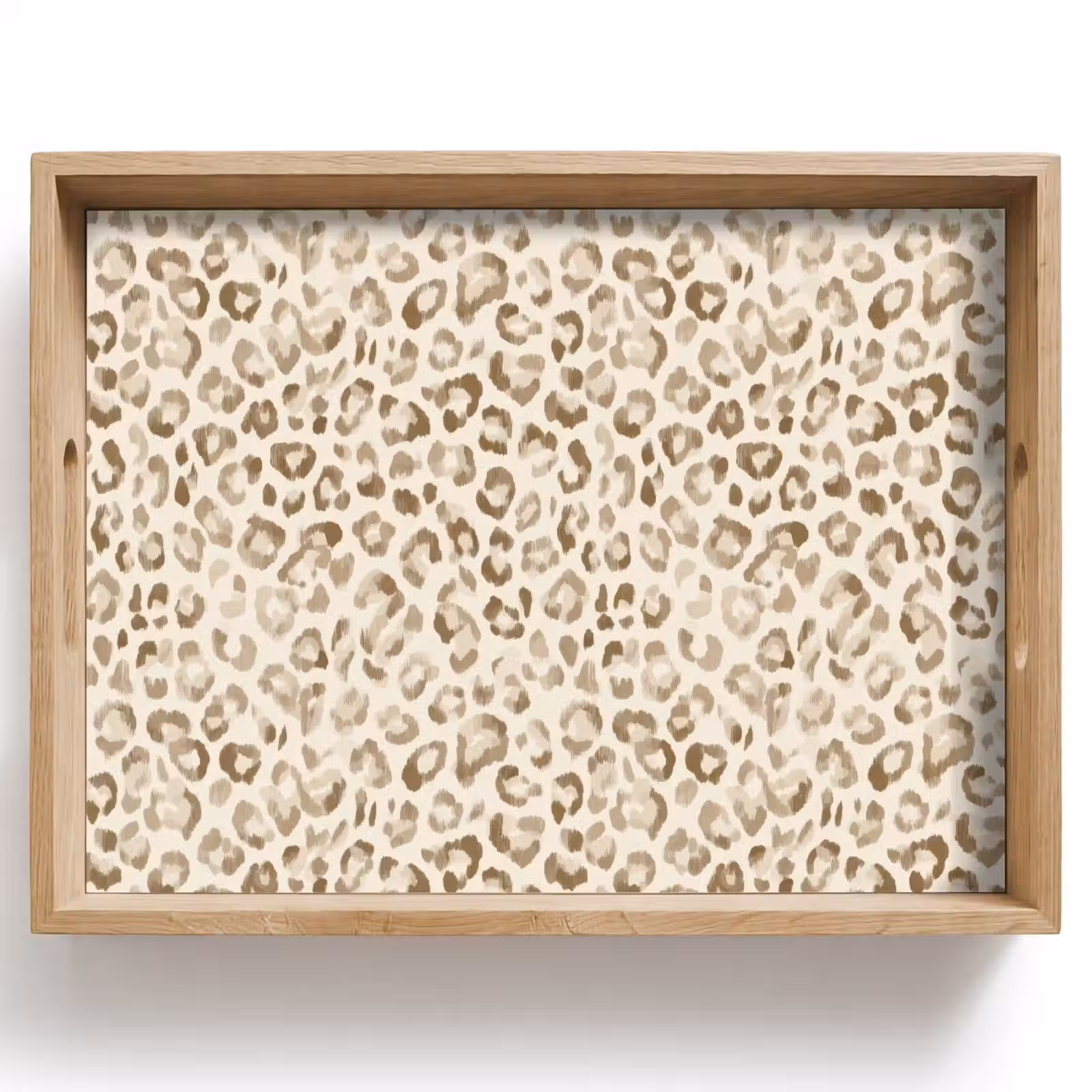 Tablett - Leopard - Klassisch - Beige — 1