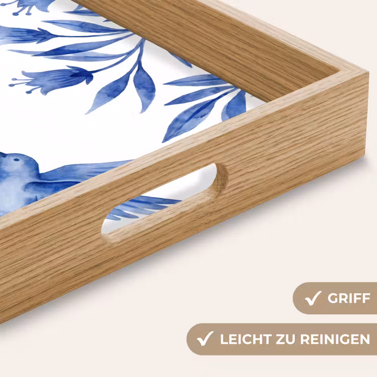 Tablett - Modern - Vögel - Delfter Keramik — 8