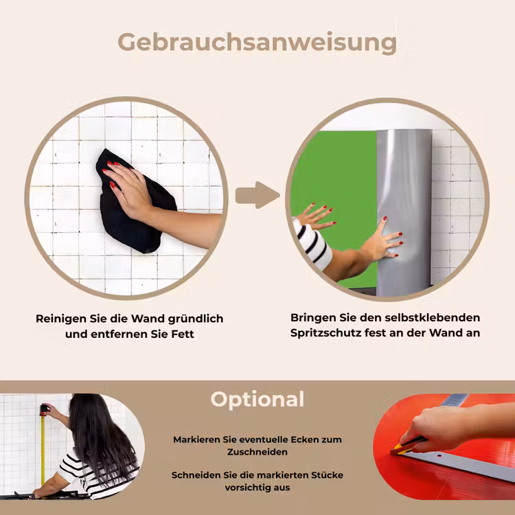 Spritzschutz Küche - Grün - Farben - Natur — 6