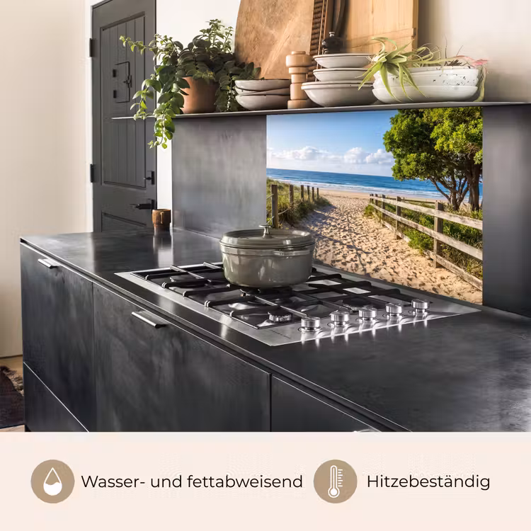 Küchen rückwand - Strand - Sandstrand - Meer - Natur — 4
