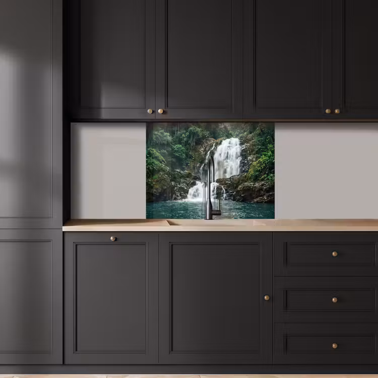 Küchen rückwand - Wasserfall - Wald - Natur - Greenkhgyguyg — 5