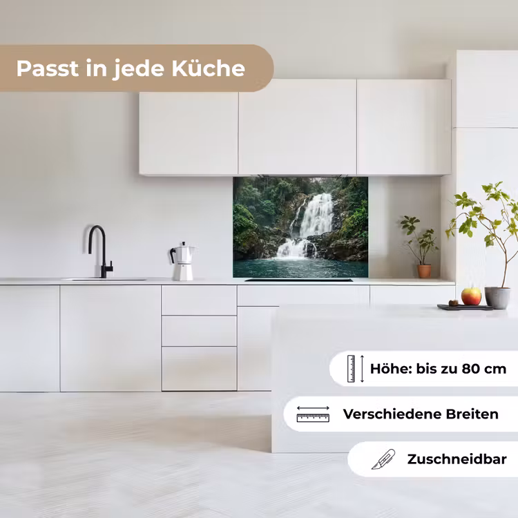 Küchen rückwand - Wasserfall - Wald - Natur - Greenkhgyguyg — 6