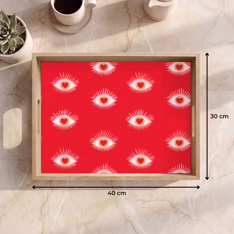 Tablett - Ogen - Mystiek - Abstract - Rood - Roze — 7