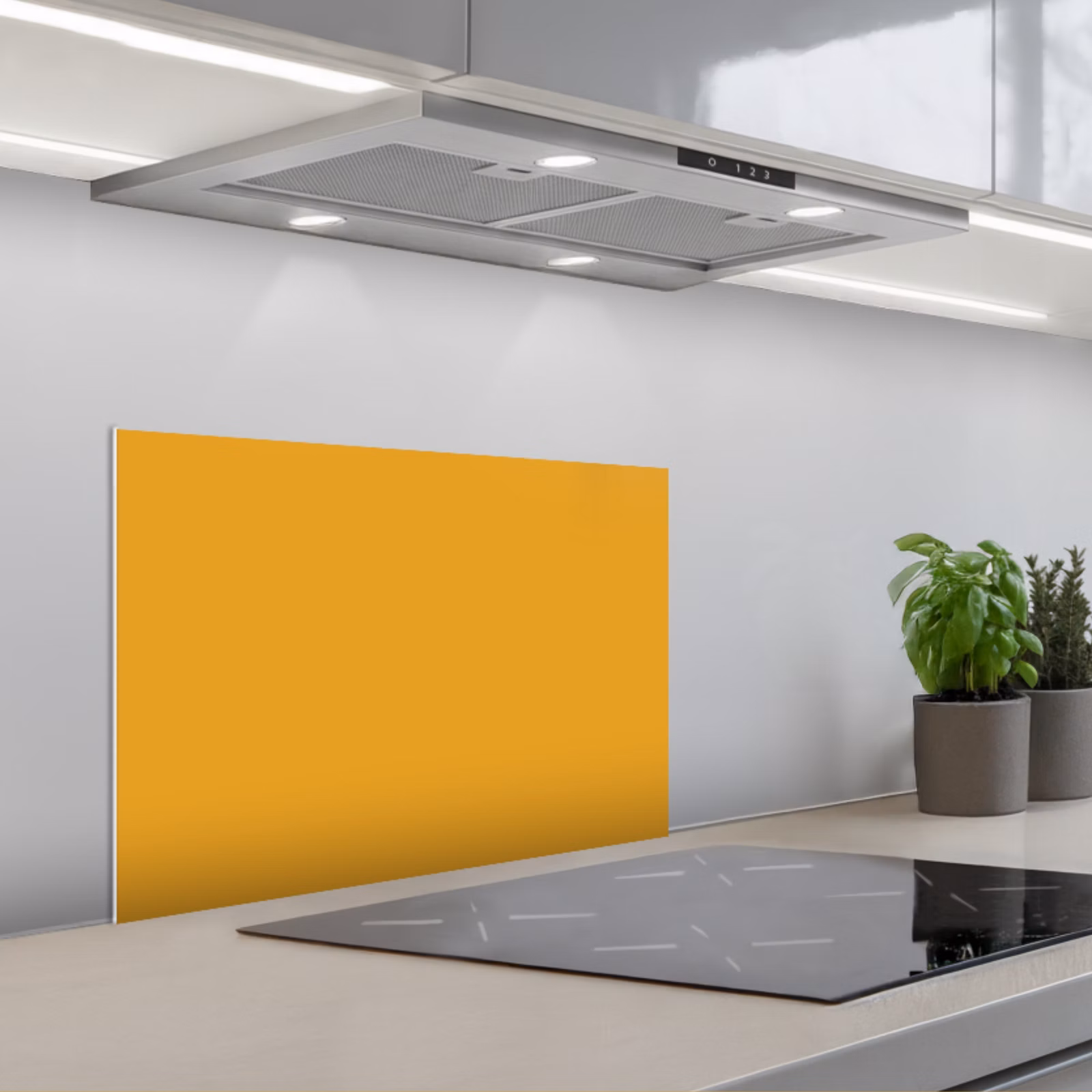 Spritzschutz Küche - Ockergelb - Herbst - Interieur — 1