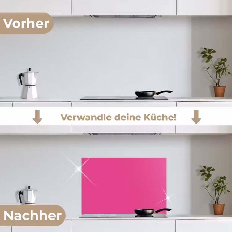Spritzschutz Küche - Fuchsia - Neon - Farben — 7
