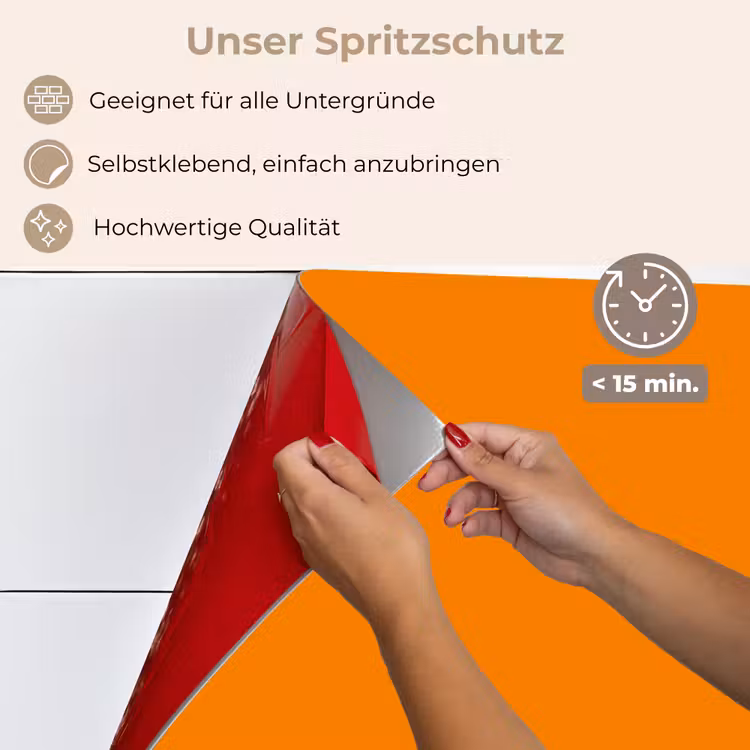 Spritzschutz Küche - Orange - Jahreszeiten - Herbst - Farbe — 4