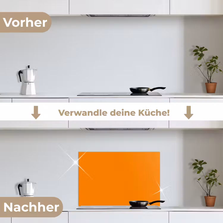 Spritzschutz Küche - Orange - Jahreszeiten - Herbst - Farbe — 7