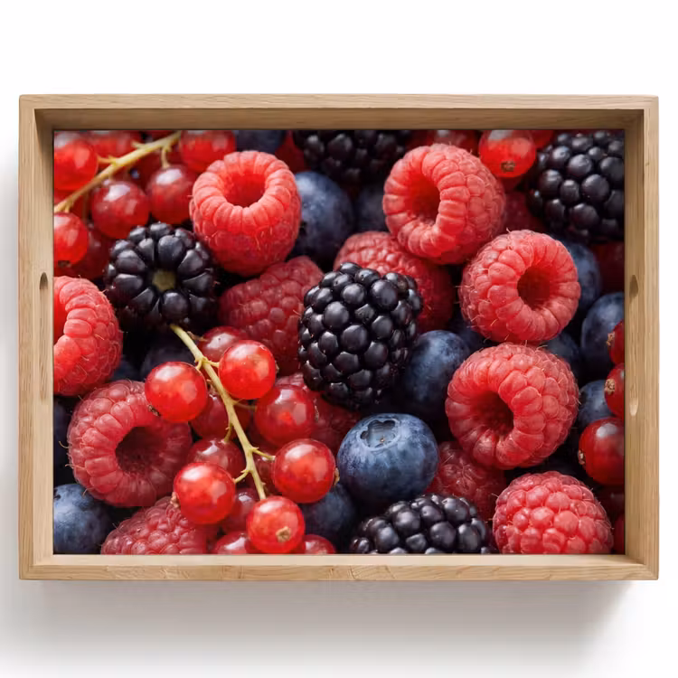 Tablett - Beeren – Mischung – Frisch – Essen – Bunt — 1