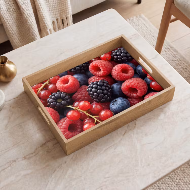 Tablett - Beeren – Mischung – Frisch – Essen – Bunt — 2