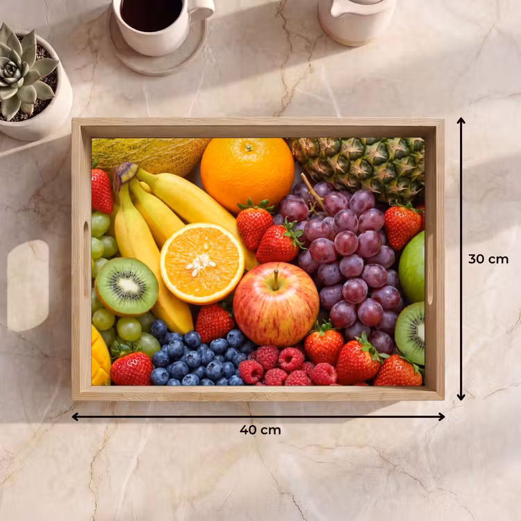 Tablett - Essen – Obst – Frisch – Bunt – Ernährung — 7