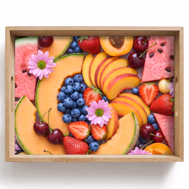 Tablett - Essen – Obst – Sommer – Bunt — 1