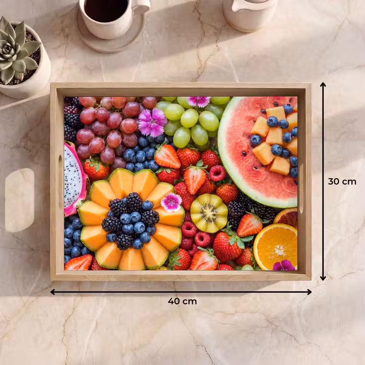 Tablett - Obst – Frisch – Abwechslung – Essen – Bunt — 7