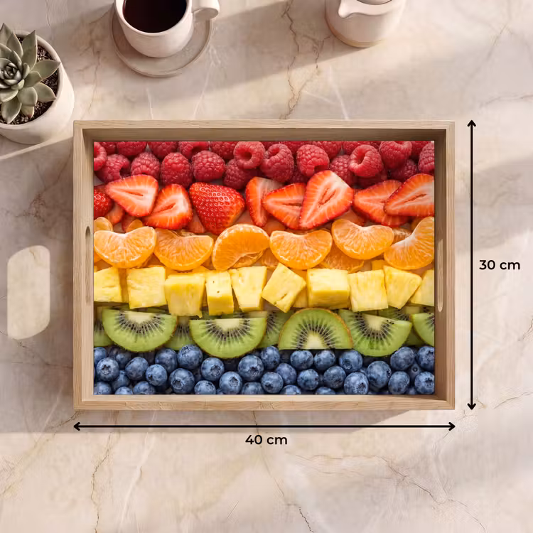 Tablett - Obst – Regenbogen – Gesund – Bunt — 7