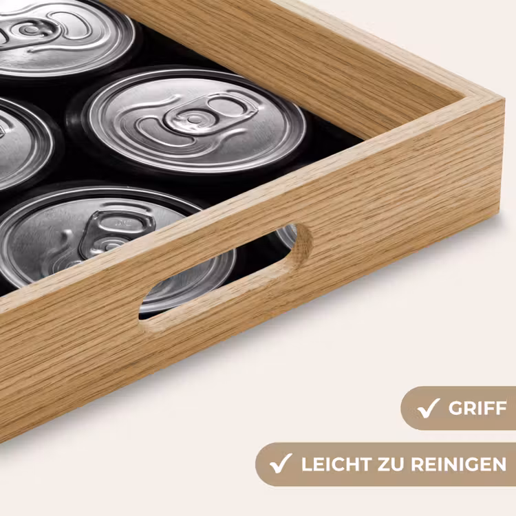 Tablett - Dosen – Aluminium – Muster – Industrieller Stil – Silber — 8