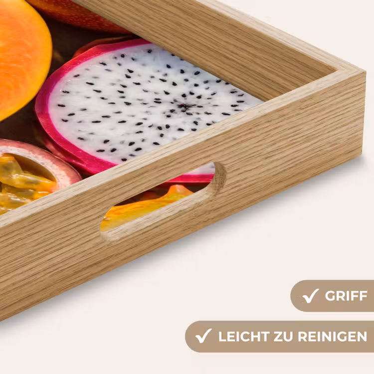 Tablett - Obst – Aufgeschnitten – Tropisch – Essen – Bunt — 8