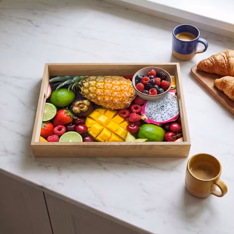 Tablett - Obst – Sortiment – Frisch – Gesund – Bunt — 3