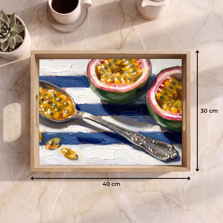 Tablett - Essen – Passionsfrucht – Tropisch – Modern – Farbenfroh — 7