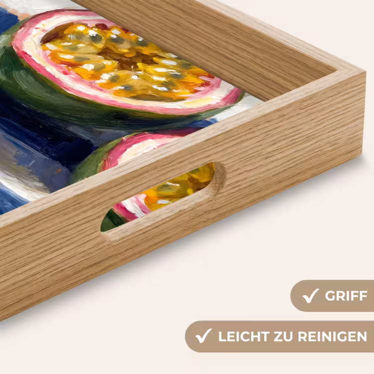 Tablett - Essen – Passionsfrucht – Tropisch – Modern – Farbenfroh — 8