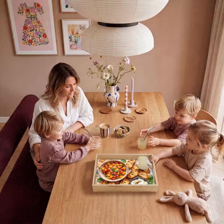 Tablett - Essen – Tomate – Brot – Bunt – Küche — 5
