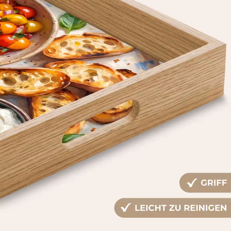 Tablett - Essen – Tomate – Brot – Bunt – Küche — 8