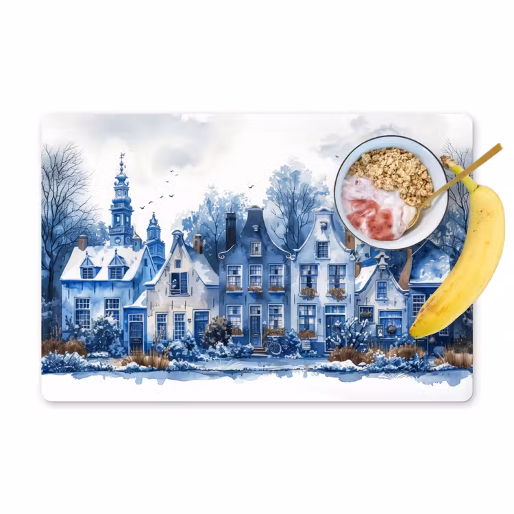 Tischset - Wintertraum in Delft - 6 Stück — 1