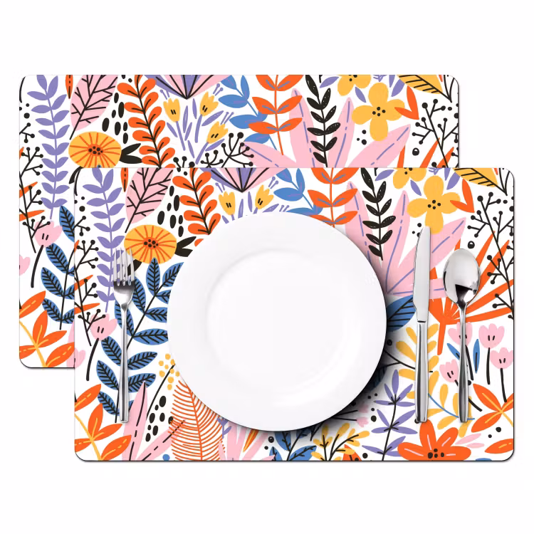 Tischset - Fleurige Fantasie - 6 Stück — 2