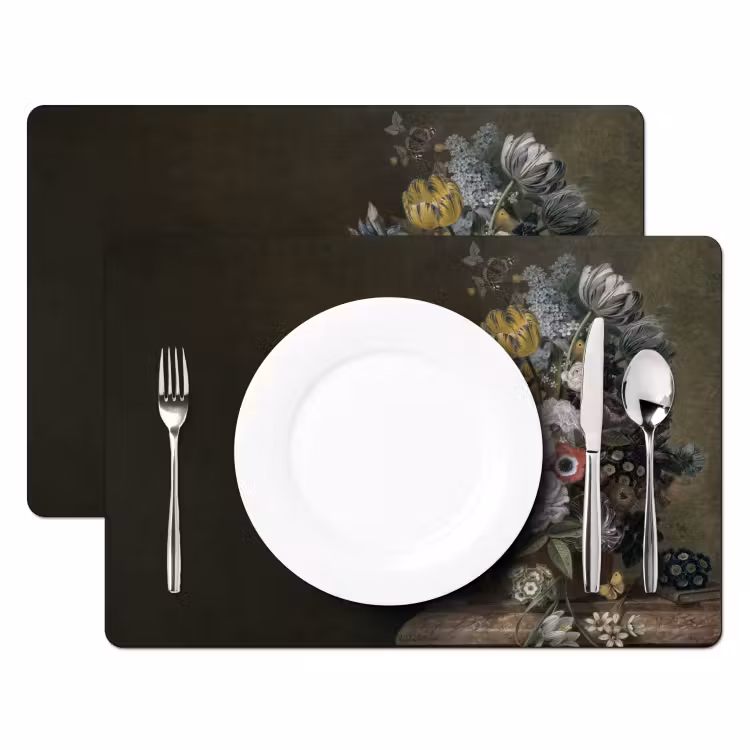 Tischset - Stilleben mit Blumen - 6 Stück — 2
