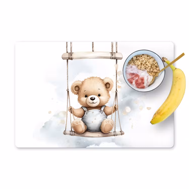 Tischset - 6 Stück - Bär - Baby - Tier - Kinder - Babyzimmer - Kinderzimmer - 6 Stück — 1